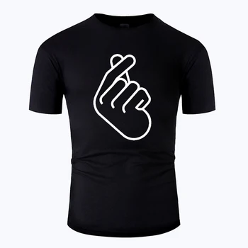 Gestas Meilės Linija, Print T-Shirt Vyrai Moterys Atsitiktinis Negabaritinių Marškinėliai Vyrų trumpomis Rankovėmis Vasaros Mados Viršūnes Tees Vyrų Drabužiai.