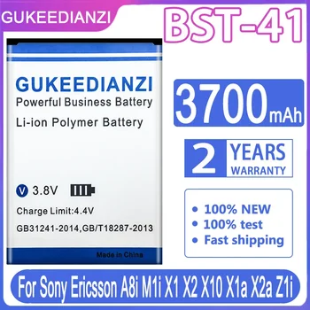 GUKEEDIANZI 3700mAh BST-41, GST 41 Baterija Sony Ericsson R800 Xperia GROTI R800i A8i M1i X1 X2 X2i X10 X10i Z1i Telefono