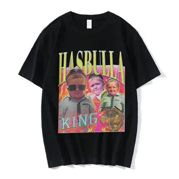 Hasbulla Karalius Kovos Meme T-shirt Juokingi Mini Khabib 