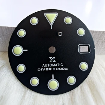 Heimdallr Tunų Žiūrėti Modifikuoti Priedai Dial 28,5 mm Žalia C3 Švyti Žiūrėti Veido