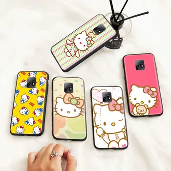 Hello Kitty Black Soft Case for Samsung Galaxy A01 A11 A21 A21S A31 A41 A51 A71 M11 M31 M51