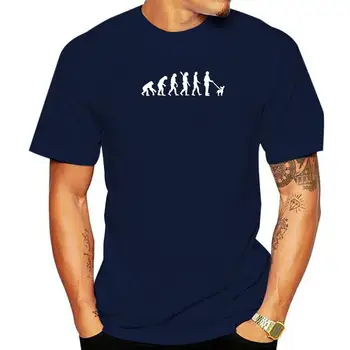 Juokinga Evoliucija Čihuahua T Shirts Grafinis Medvilnės Streetwear Trumpas Rankovės O-Kaklo Šuo, Tėtis, Negabaritinių T-shirt Mens Drabužiai