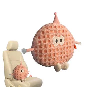 Juosmens Pagalvę Automobilių Auto Sėdynės Animacinių Filmų Kvėpuojantis Pliušinis Juosmens Ergonomiška Pagalvė Paramos Pagalvę Kelionės Kasdienio Gyvenimo Minkštas Kaklo