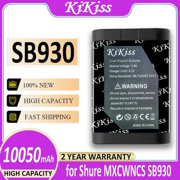 KiKiss Baterija 10050mAh už Shure MXCWNCS SB930 Bateria