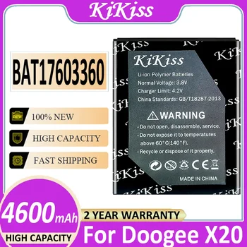 KiKiss Baterija Aukštos Kokybės BAT17603360 4600mAh Bateriją už Doogee X10 MTK6570 5.0 colių mobiliųjų Telefonų Batteria