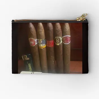 Kuba-Havana Handrolled Cigarų Užtrauktukas Maišeliai Moterų Maišelį, Vyrų Laikymo Kojinės Kosmetikos Grynas Piniginės Pakuotės Kelnaitės Maža Kišenė