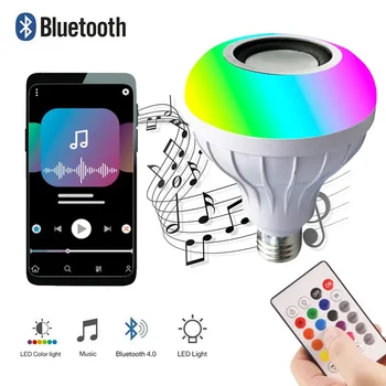 LED Bluetooth Lempos Smart Lemputė E27 