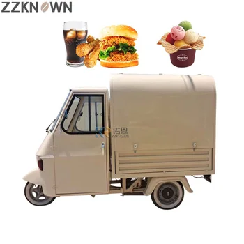 Ledų Maisto Sunkvežimių Elektros Triratis Tuk Ape Hot Dog Mašina Kioskas Mobiliojo Maisto Sunkvežimis Alaus Baras, Kioskas Gėrimų, Kavos Van