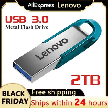 Lenovo Pen Drive USB 3.0 Flash Disko Raktas Usb 2TB 1 TB 