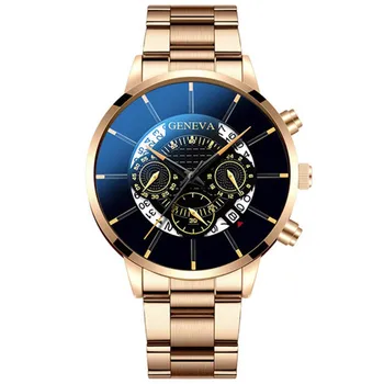 Mados Kietas Unikalus Skaitmeninis Pažodinis Kelių Sluoksnis Dial Vyrų Kvarco Tinklelio Diržo Žiūrėti reloj hombre elegante geriausiai parduodamų produktų 2023