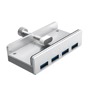 MH4PU-P 4 in 1 USB 3.0 Hub Docking Station USB Adapteris su Maitinimo 5Gbps didelį Duomenų Perdavimo Nešiojamas Telefono