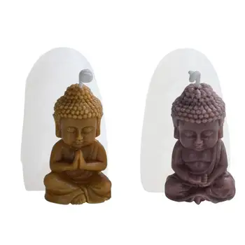 Mielas Mini Buda Silikono Žvakių Pelėsių 