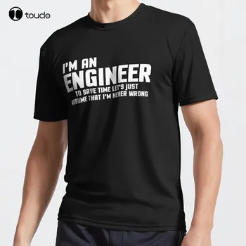 Naujas, aš ESU Inžinierius Juokinga Citata Aktyvių T-Shirt Medvilnės Vyrai Tee Marškinėliai Užsakymą Aldult Paauglių Unisex Skaitmeninis Spausdinimas Tee Marškinėliai