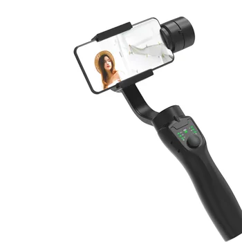 Naujas F8 smart Profesinės Gimbal 3 Ašies Stabilizatorius Su Trikoju Vlog Selfie Kepenų Nešiojamą Gimbal Stabilizuoti Mobilaus telefono
