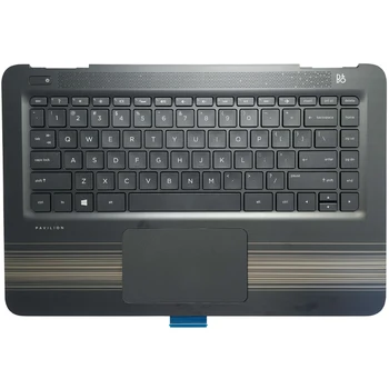 NAUJAS JAV nešiojamojo kompiuterio klaviatūra HP Pavilion 14-AL serija Palmrest viršutinį dangtelį 856190-001 su Touchpad Apšvietimas