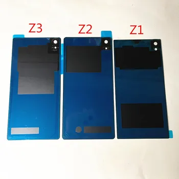 Naujas Sony Xperia Z1 Z2 Z3 Galinių Durelių Baterijos Atgal Būsto Stiklo Pakeitimas Padengti Atveju Su Logo