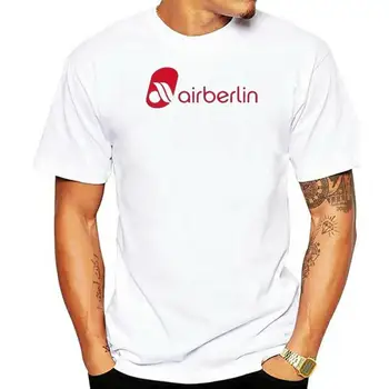 Naujas Vyrų marškinėliai Mados Air Berlin Derliaus Simbolis vokietijos Aviakompanija Marškinėliai Atsitiktinis medvilnės marškinėliai