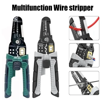 Naujas Wire Stripper Traukiant Tiekėjas Vielos Pjovimo Daugiafunkcį Remontas Žirklės Elektros Išpardavimas Užspaudimo Tiekėjas Rankiniai Įrankiai
