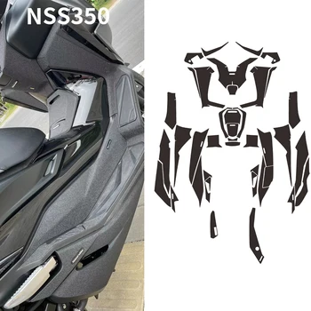 NAUJŲ Motociklų Kūno Sutirštės Kovos su Įbrėžimams Atsparus Slydimui Guminis Apsauginis Lipdukas Stic50ker Honda nss350 NSS3