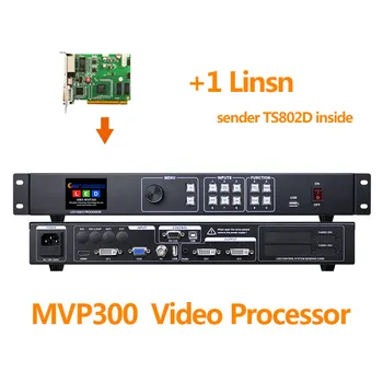 Nemokamas Pristatymas Led Vaizdo Procesorius MVP300 Sync Siųsti Kortelės Spalvotas Led Ekranas Naudojimo su 1pc Linsn TS802d Nova MSD300