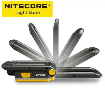 Nitecore NWL20 USB-C Įkrovimo Darbą Šviesos 180° Reguliuojamas, Daugiafunkcinis Triple Išėjimo Prožektorius Prožektorius + 21700 Baterija