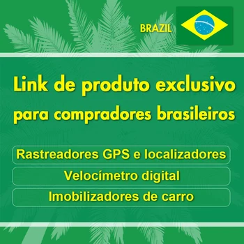 Nuorodos de produtos e envio para o Brasil recomendados Todos os tipos de rastreadores GPS e localizadores Velocímetro Imobilizador