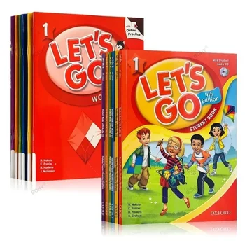Oksfordo Let ' s Go Studentų Knygos 4th Edition Naujų Phonics ir Skaitymo Pamokas, Padėti Vaikams Skaityti Sklandžiai, ESL Knygų