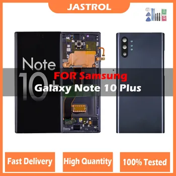 OLED LCD Pastaba 10+ SAMSUNG GALAXY Note10 Plius N975 N9750 lcd Ekranas Touch 