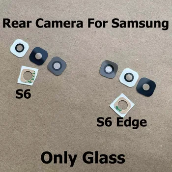 Originalaus Galinio Galinio Vaizdo Kameros Stiklo Objektyvo Pakeitimas Remonto Dalis, Skirta Samsung Galaxy S6 Krašto