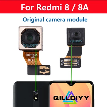 Originalus Kameros Modulis Xiaomi Redmi 8 8A Atgal Reguliuojamo Pločio Pagrindinės Didelis Reversas Mažas Selfie Galinio vaizdo Kamera Flex Kabelis Dalys