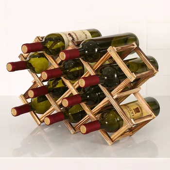 Ornamentas Išardomi Stendas, Sulankstomas Vyno Butelio Laikiklį Vyno Lentynos Raudonojo Vyno Butelių Organizatorius Vyno Butelis Džiovykla