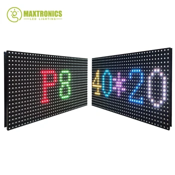 P8 LED ekrano skydelis modulis 320*160mm 40*20 taškų 1/4 Skenavimo lauko 3in1 SMD3535 RGB Full P8 LED ekranas modulis