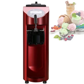 PBOBP Komercinės Mini Darbalaukio Ledų Mašina 1000W Ice Cream Maker 18L/H Vieno Skonį ir Jogurtas Oro Siurblio Sistema