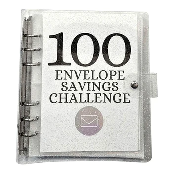Pinigų Taupymo Iššūkis Rinkinys, 100 Paketas Iššūkis Rišiklio Taupymo 5050 Pinigų Vokai Biudžeto Planavimo Patvarus
