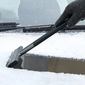 Priekinio stiklo Ledo Grandiklis Sniego Kastuvas Ledo Šalinimo Įrankį, Su T-Formos Rankena Daugkartinio naudojimo Žiemos automobilių Essentials Šalčio Grandymo Įrankiai