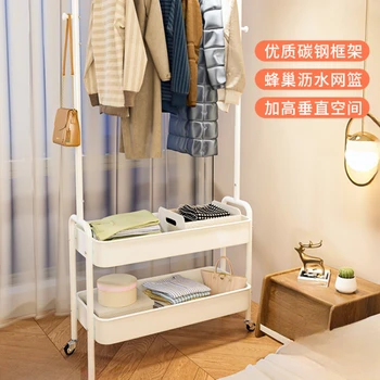 Quanfeng apsiaustų kabyklos, nuo grindų iki lubų miegamasis pakabos, kilnojamas patalpų sandėliavimo lentynos, namų drabužių džiovinimo strypų, pakabos