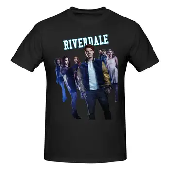 Riverdale T Shirt O-kaklo Medvilnės trumpomis Rankovėmis Marškinėliai Vyrams