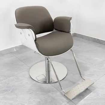 Salonas Veido Barber Kėdės Patogiai Estetinės Makiažas, Manikiūras Barber Kėdės, Ergonomiškas Sillas De Barberia Modernūs Baldai