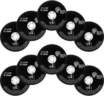 SIFANG 75mm Mini Pjovimo Diskų Diskinės Dervos Šlifavimo Ratas Šlifavimo Disko Kampinis Šlifuoklis Plieno, Akmens Pjovimo Kampo Šlifavimo