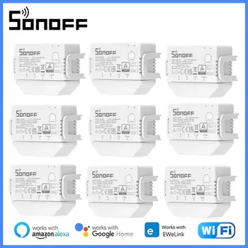 SONOFF MINI R3/ S-MATE 16A WIFI Smart Switch POILSIO API Nėra Neutrali Linija Sprendimas EWeLink Nuotolinio Valdymo pultas Su Alexa 