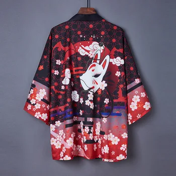 Spausdinti Varna Prarasti Palaidinė Marškinėliai Uchiha Itachi Cosplay Kostiumų Haori Obi Azijos ClothesJapanese Kimono Megztinis Harajuku Streetwear