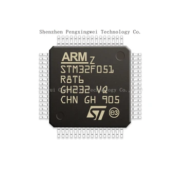 STM STM32 STM32F STM32F051 R8T6 STM32F051R8T6 Sandėlyje ir 100% Originalus Naujas LQFP-64 Mikrovaldiklis (MCU/MPU/SOC) CPU