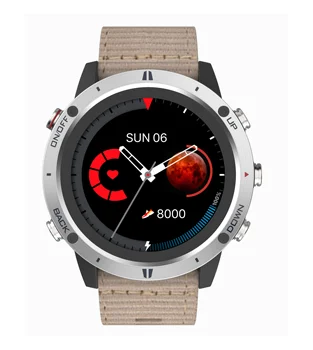 SUNROAD G5 2023 relojes inteligentes prietaisų sporto 1.28 colių TFT aišku, rezoliucija greito įkrovimo smart žiūrėti su nailono diržas
