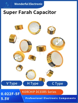 Super Farah Super Kondensatorius Kondensatorius Transporto Kelionės Duomenų Dvigubo Sluoksnio Kondensatorius Diktofonas 5.5 V 4.0 F DCS5R5405VF V tipas