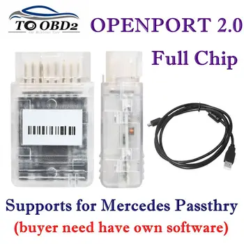Tactrix OpenPort 2.0 ECU Flash Chip Tuning Įrankis Full-Chip OBD2 Jungtis Mercedes Benz automobilius Automobilių Diagnostikos Įrankis