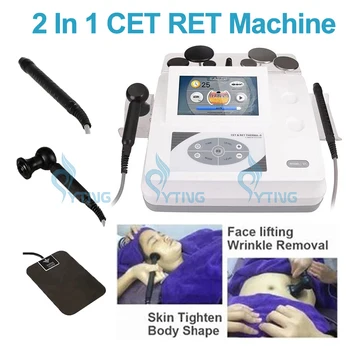 Tecar Terapijos Diathermy Lieknėjimo Mašina Monopolar RF RET CET Kūno Formos Face Lift Grožio Įranga