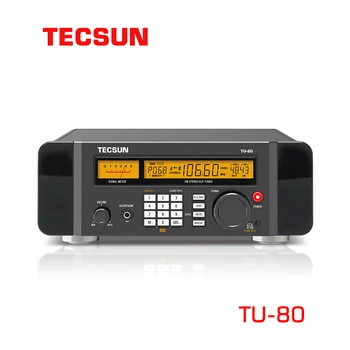 Tecsun TU-80 Aukštos kokybės Gryno FM FM Radijo Imtuvas Garso Entuziastas Radijo DSP Skaitmeninio Demoduliavimo Multi-funkcija Ekrane