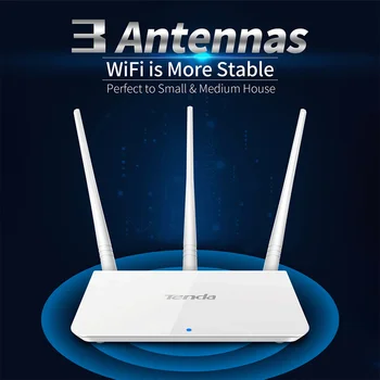 Tengda F3 Wireless Router 300 Namų, WiFi Nepriklausomų Signalo Stiprintuvas Multi-language Firmware 3 Antenos Konstrukcija Stabili Prietaiso