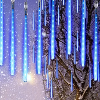 Thrisdar 50CM 288 LED Kalėdų Meteoras Dušas Žibintai Lietus Nukris Varveklis String Žibintai Atostogų Šalis, Namo Kiemo, Lauko