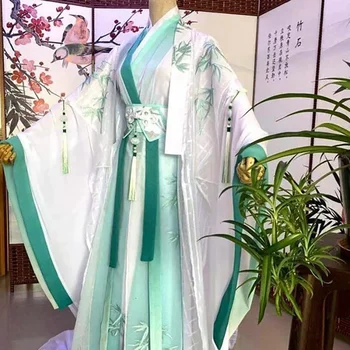 Tradicinis kinų Hanfu Suknelė Didelio Dydžio 5XL Moterų ir Vyrų Individualų Negabaritinių Vyrų Karnavalas Chi Rong Vėjo Meistras Cosplay Kostiumas